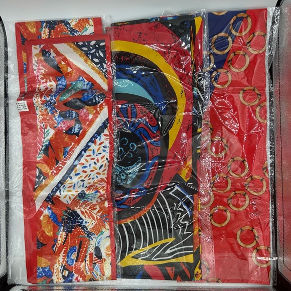 🔥🆕🔥 3-Pack Satin Edge Laying Scarves - Headband/Wrap/Scarf Set - Picture 2 of 5